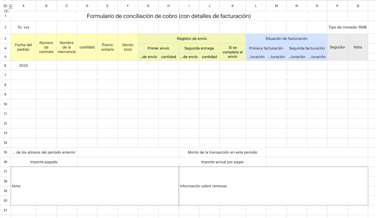 Estado de cuenta de cobro